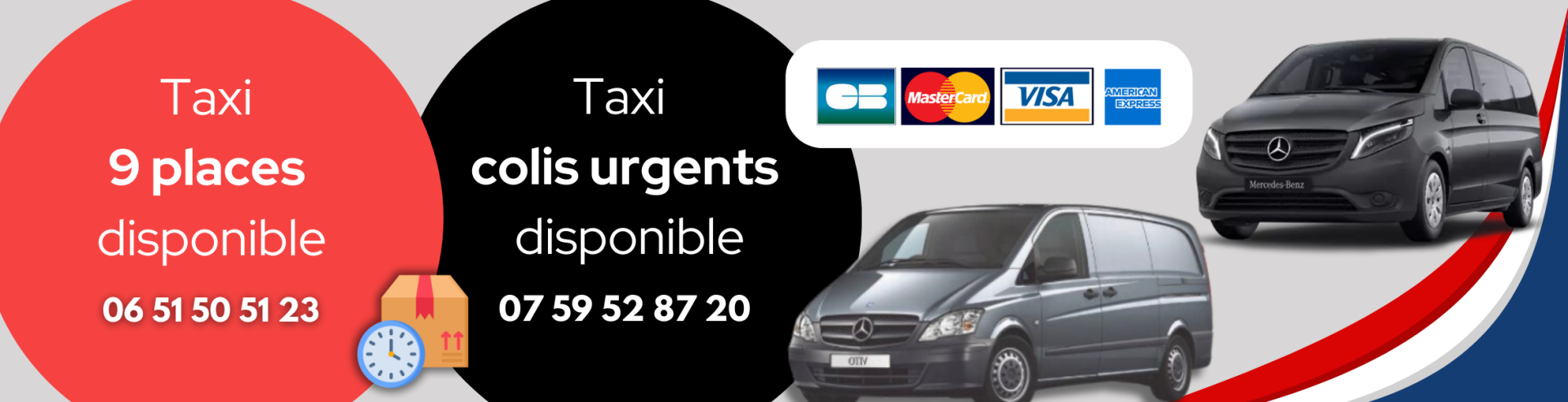 Taxi tarn toulouse albi carte bancaire